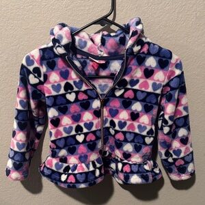Penelope Mack Blue and Pink Heart Jacket